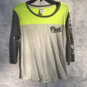 VS Pink sequin top
